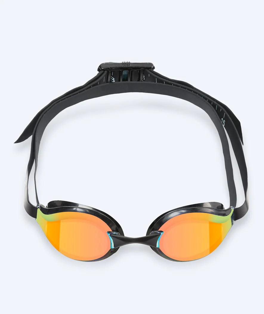 Watery Elite svømmebriller - Poseidon Mirror - Sort/guld