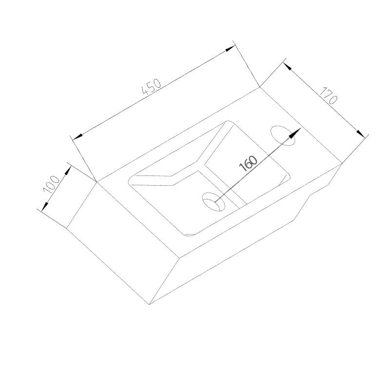 Lambini Designs Slim losse fontein 45x17cm natuursteen rechts