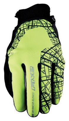 Paire de Gants Five Shibuya Reflective Jaune Fluo