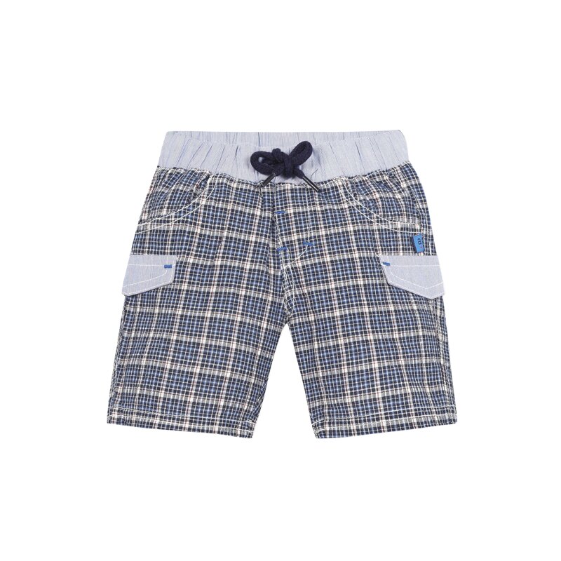 Bermuda en coton marine écossais bébé garçon Absorba Aucune nuance