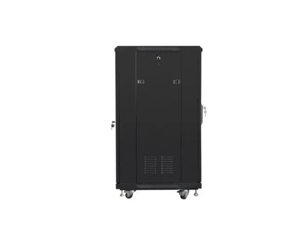 Lanberg - Rack kabinet - sort, RAL 9004 - 22U - 19