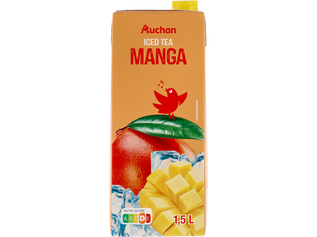 ICED TEA AUCHAN MANGA BRICK 1.5L
