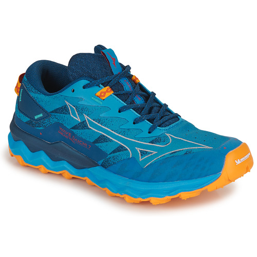 Mizuno - WAVE DAICHI 7 - Bleu / Orange