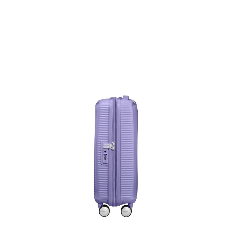 Valise cabine rigide Soundbox Extensible 55 cm Lavande