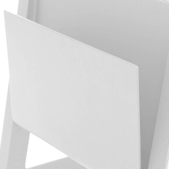 Table d'appoint de jardin carrée ALLURE Blanc