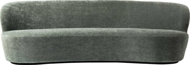 Gubi Stay sofa oval 240 Belsuede-012 groen