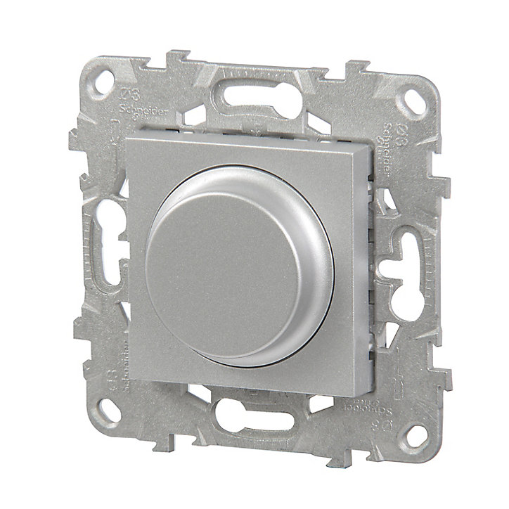 Mécanisme variateur universel Schneider Electric Unica Déco aluminium