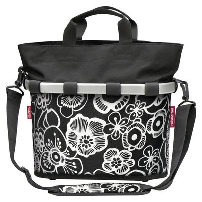 Panier Klickfix Bikebasket Oval S Fleurs