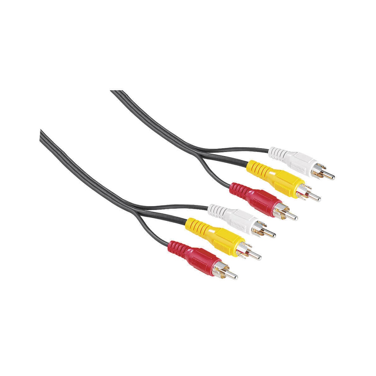 Kabel 3xRCA-3xRCA 2m 3xHane-3xHane