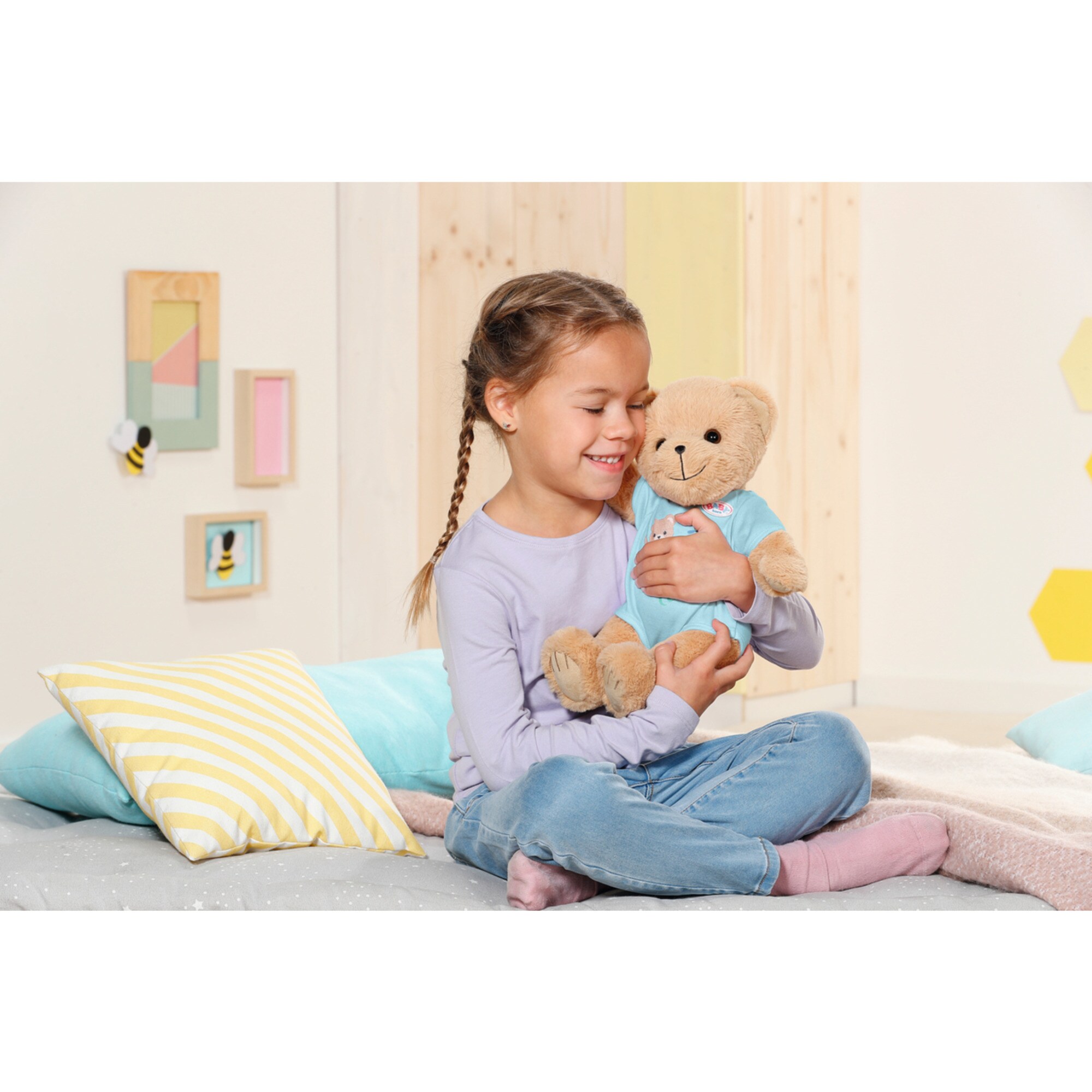 ZAPF Creation Kuscheltier BABY born® Bär blau