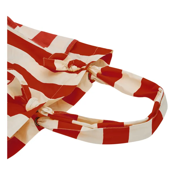 Bobo Choses Cabas Rayures - Collection Femme  | Rouge brique