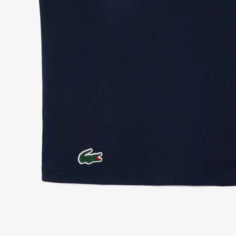 Crop top Sport Ultra-Dry avec imprimé Lacoste T-Shirts - Bleu - Lacoste - Femme