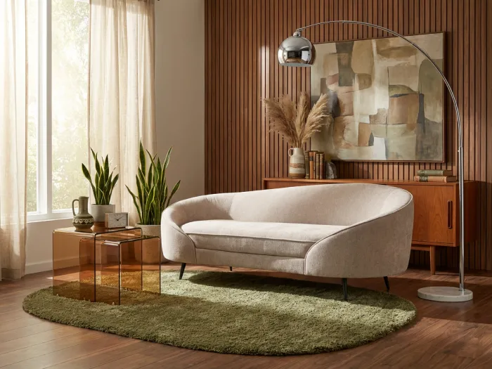 Staande lamp PAROO Metaal Zilver