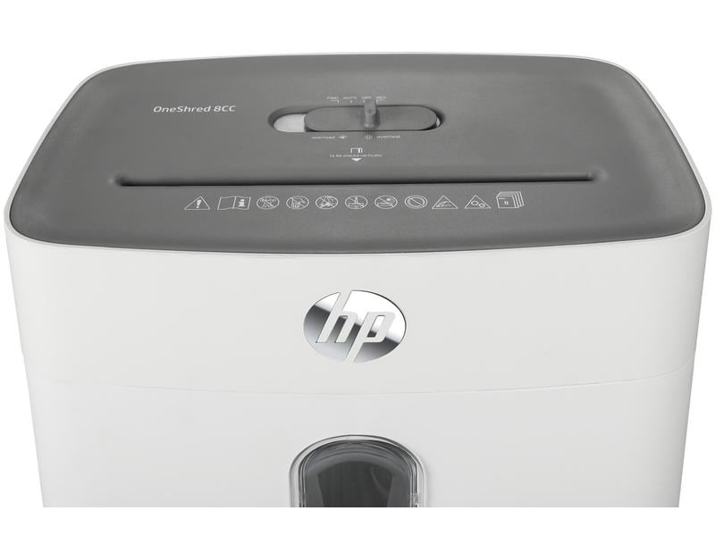 HP Aktenvernichter OneShred 8CC P-4, 8 Seiten Dokumentenvernichter von HP