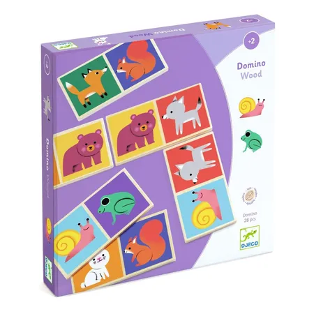 Djeco Lernspiele: Domino Wood