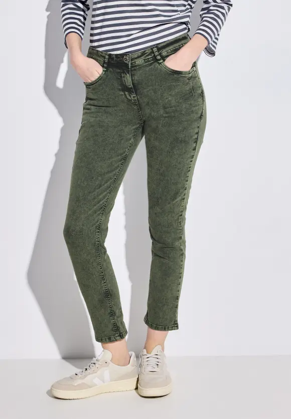 Slim Fit Color Jeans - strong khaki