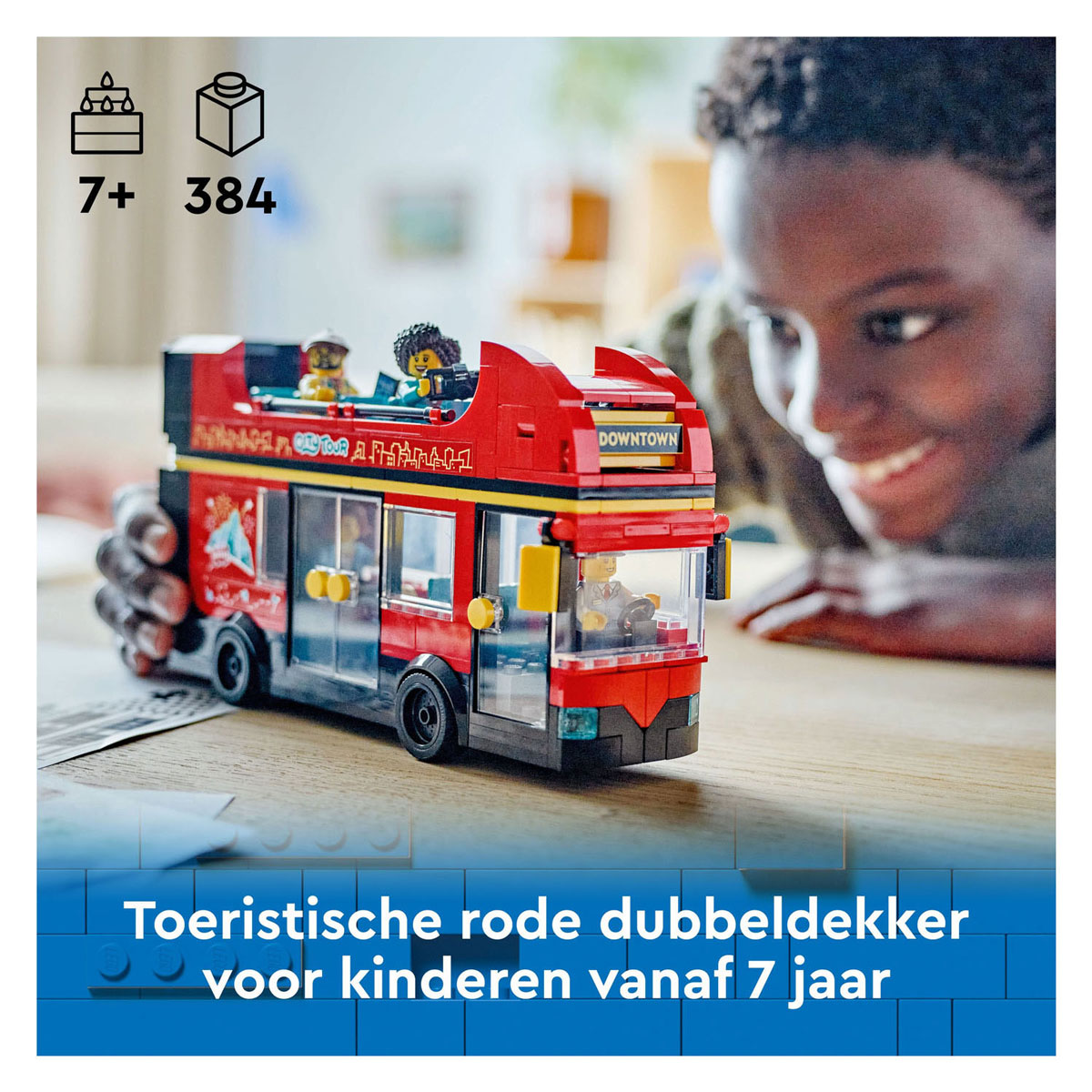 LEGO City 60407 Toeristische Rode Dubbeldekker