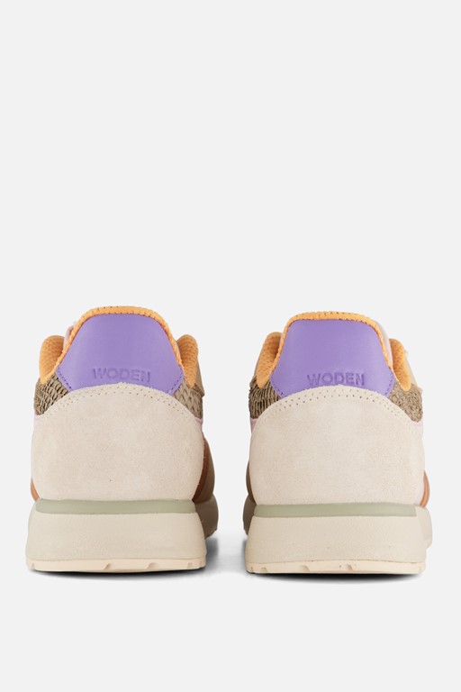 Woden Ronja Sneakers beige Textiel