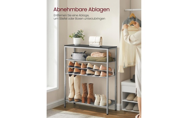 VASAGLE Schuhregal »93 x 75 x 30 cm«