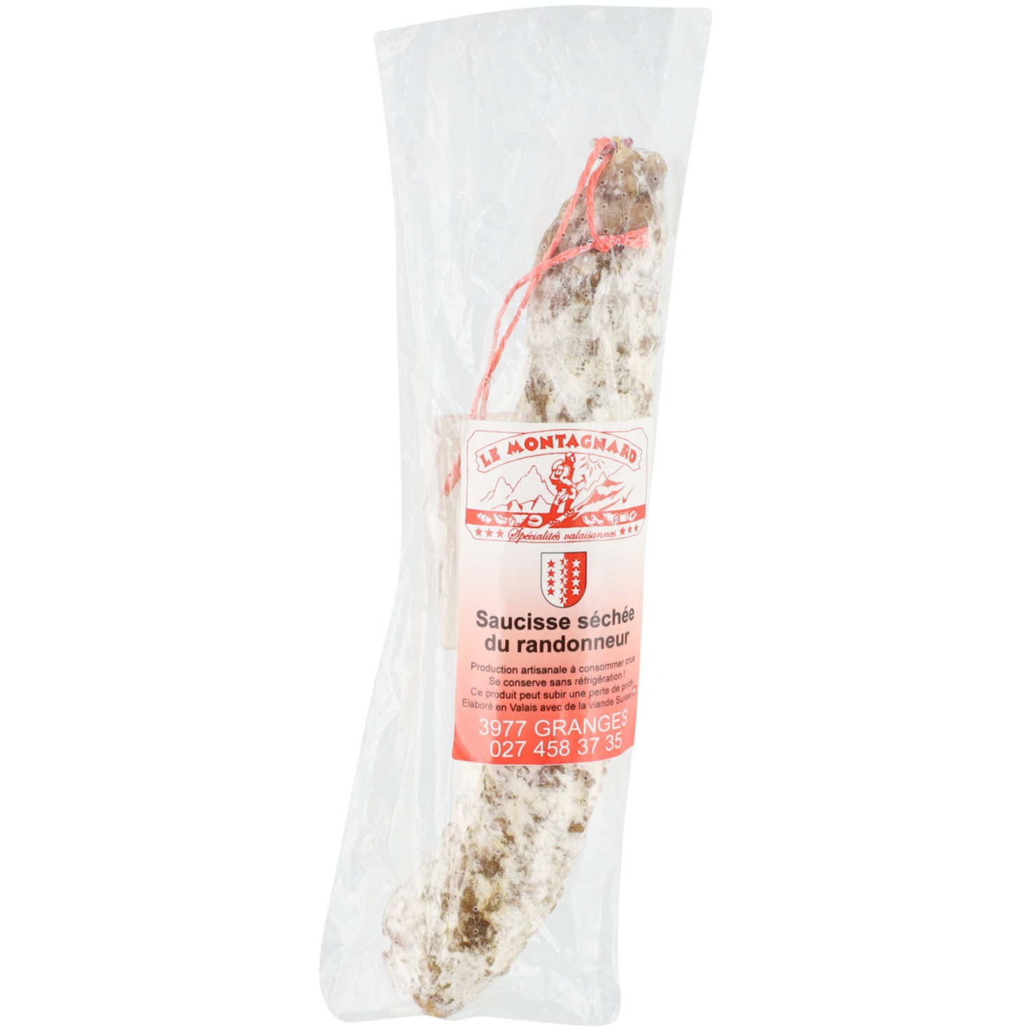 Le Montagnard saucisses séchés ail ca. 200g