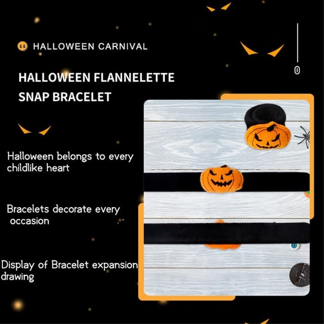 Halloween Slap Band Armbånd til Fest Fest Masquerade