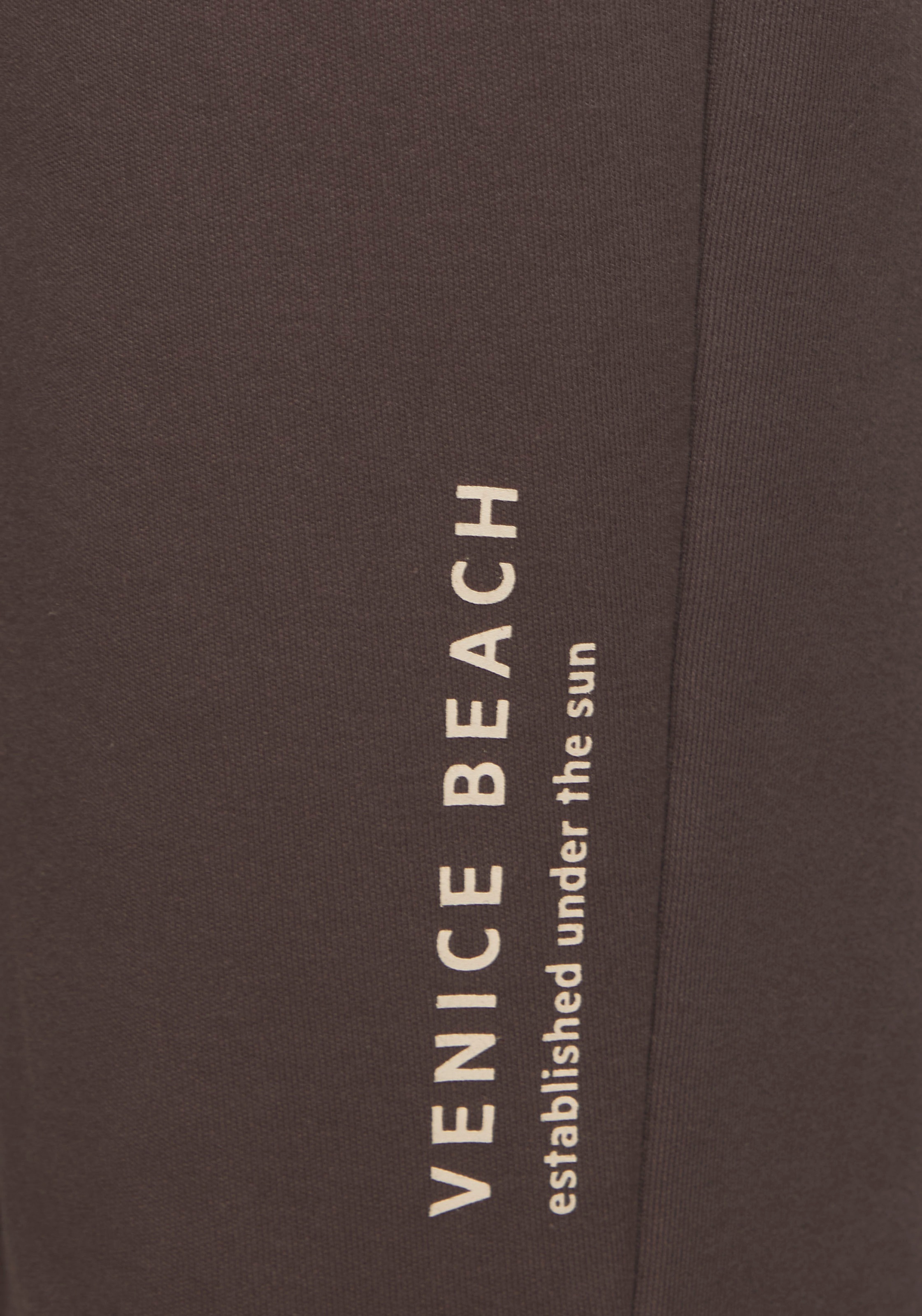 Venice Beach 7/8-Hose  mit Reissverschlussdetails an den Taschen, bequeme Sweathose