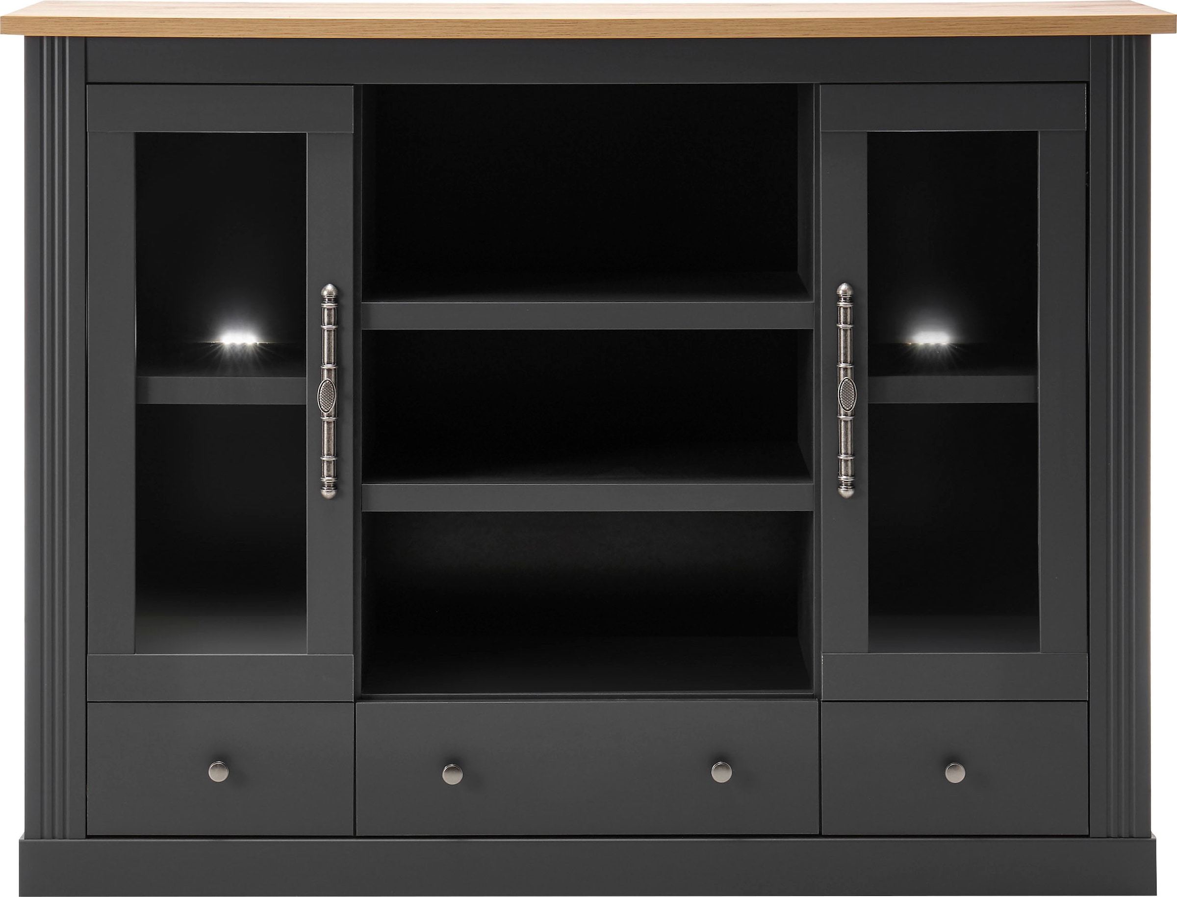 Home affaire Highboard »Westminster BESTSELLER!« Höhe ca. 122cm,  im angesagten Landhaus-Look