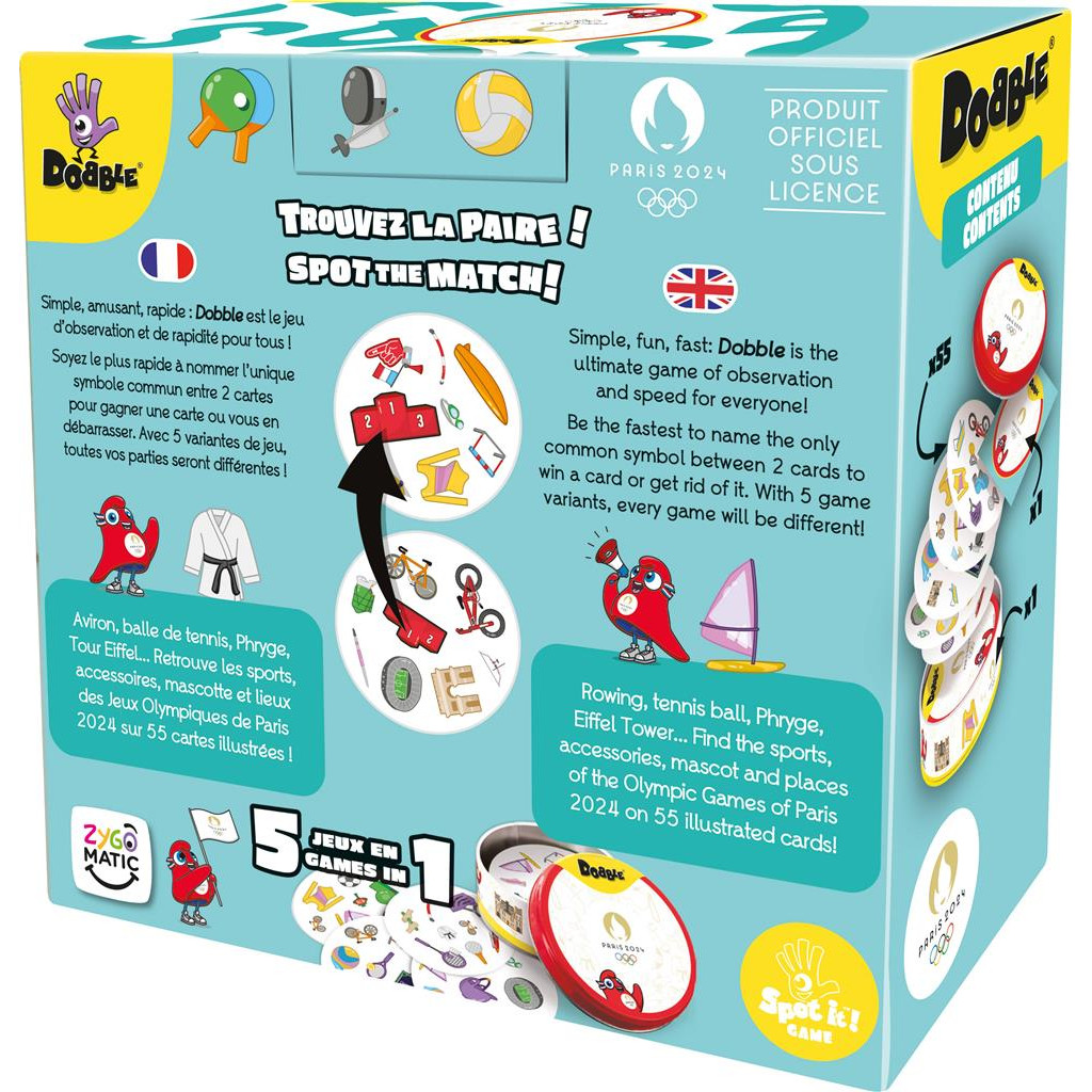 Dobble Jeux Olympiques de Paris 2024