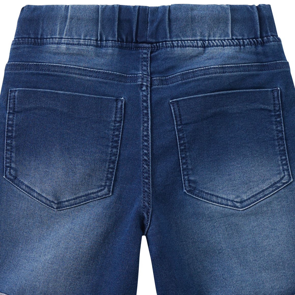 Yigga Jungen Jeansshorts mit Tunnelzug dunkelblau