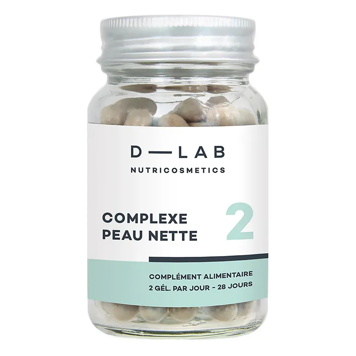D-LAB NUTRICOSMETICS Complexe Peau Nette Complément alimentaire - 1 mois