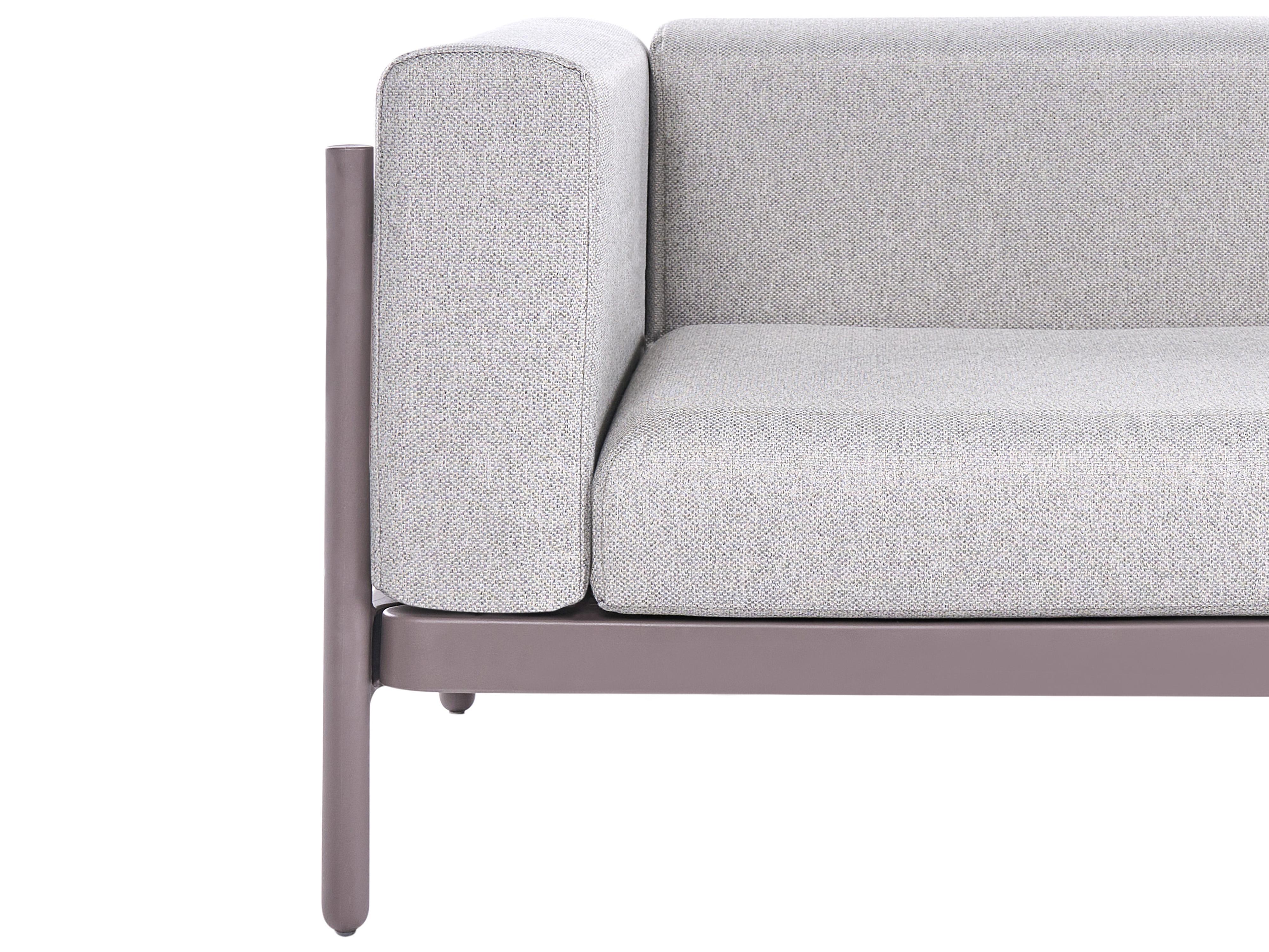 Loungeset met tafel 4-zits FERRETTI Taupe