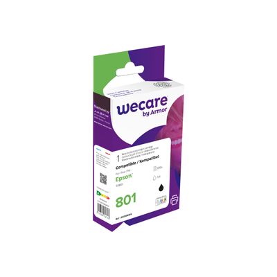 Cartouche compatible Epson T0801 Colibri - noir - Wecare