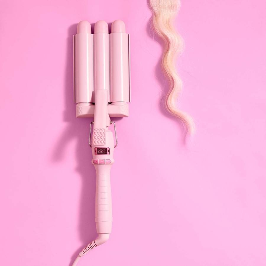 Mermade Hair Mini Waver Pink 25mm