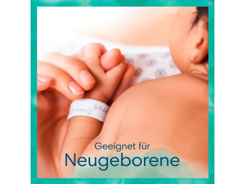 Pampers Feuchttücher Harmonie Aqua Giga Pack 24 x 48 Stk. Für eine sanfte Reinigung von Gesicht, Hand oder Po Ihres Babys