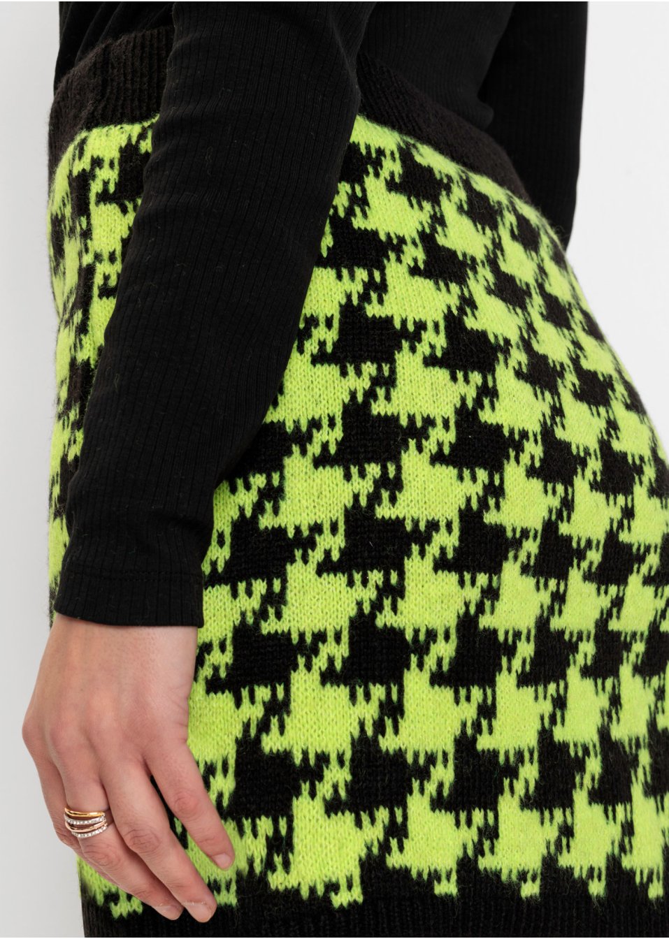 Mini-jupe en jacquard
