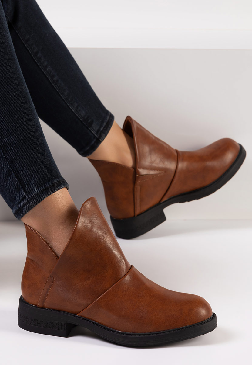 Bottines femme chameau Lariva