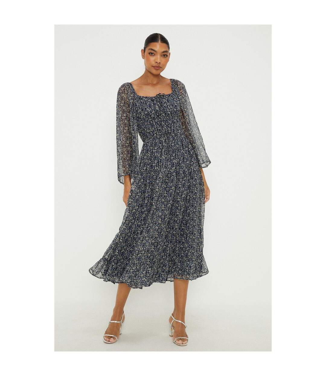 Dorothy Perkins - Robe mi-longue - Femme (Noir) - UTDP3955