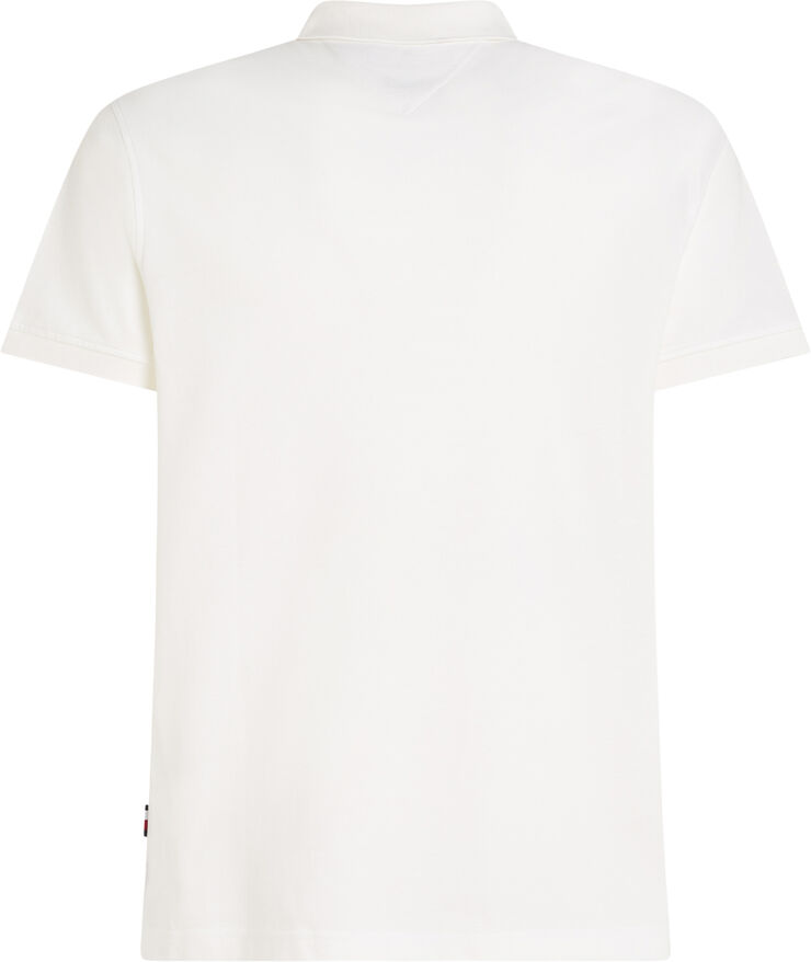 Tommy Hilfiger FLAG UNDER PLACKET REG POLO White