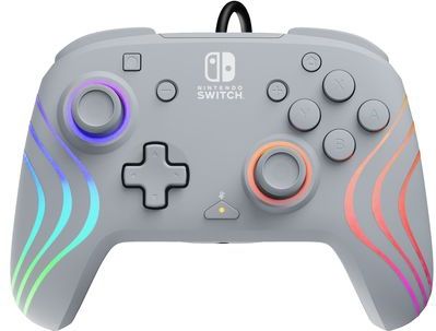 PDP Afterglow WAVE - Bedrade Controller - Grijs - Nintendo Switch