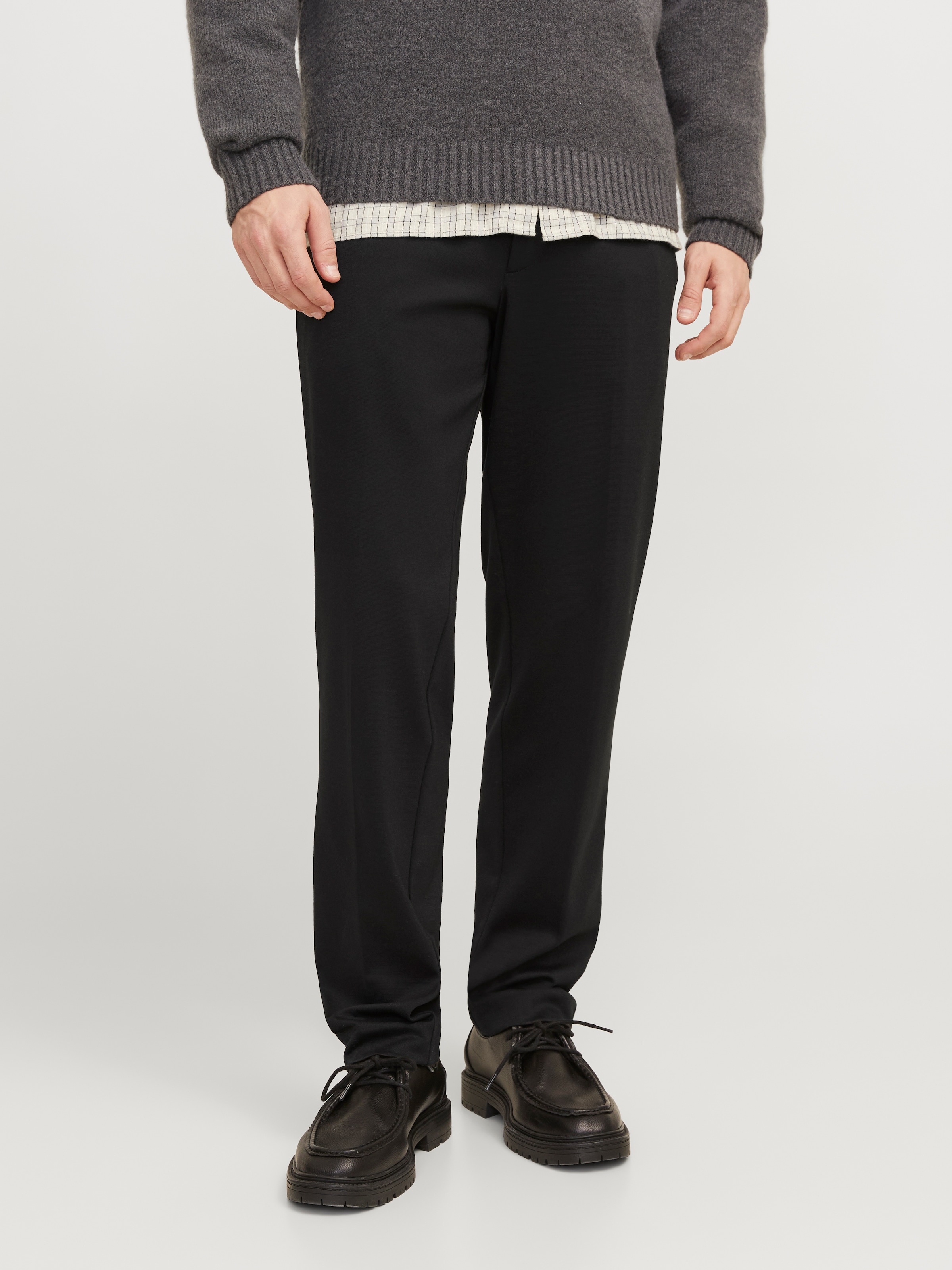 Jack & Jones Anzughose »JPRJAXON Businesshose mit mittlerer Bundhöhe«  unifarben, modisch, slim fit, Materialmix