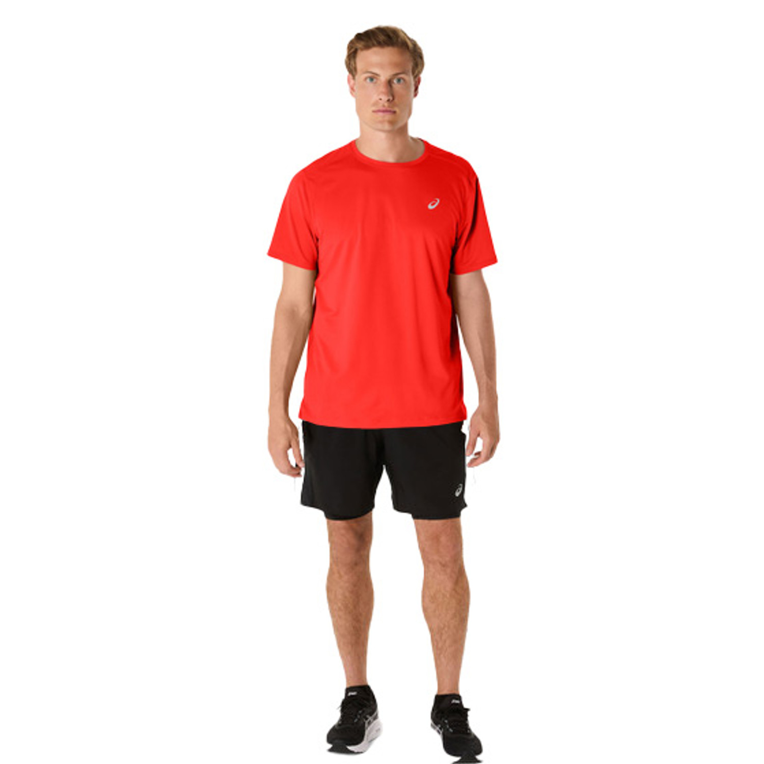ASICS Shirt 2in1 Short Set Heren