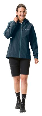 Veste de Pluie VTT Femme Vaude Moab II Bleu