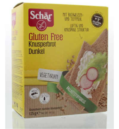 Dr. Schär Knusperbrot Dunkel (125 gr)