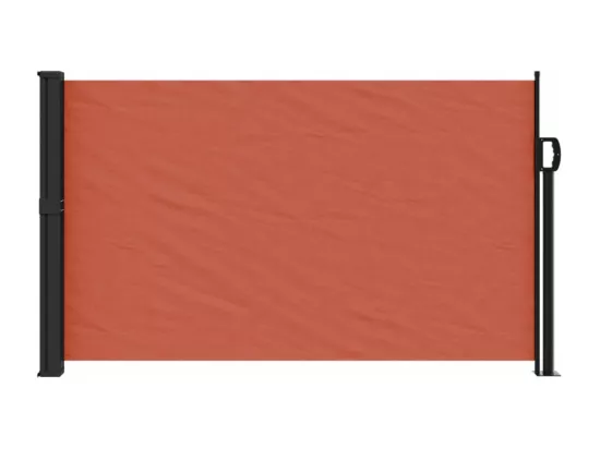 Auvent latéral rétractable terre cuite 120x600 cm