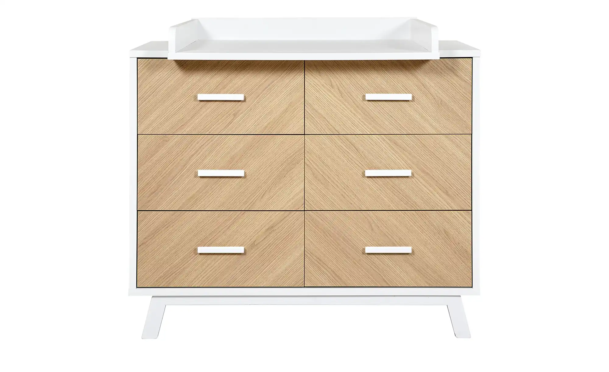 Wickelkommode Venice Fishbone White