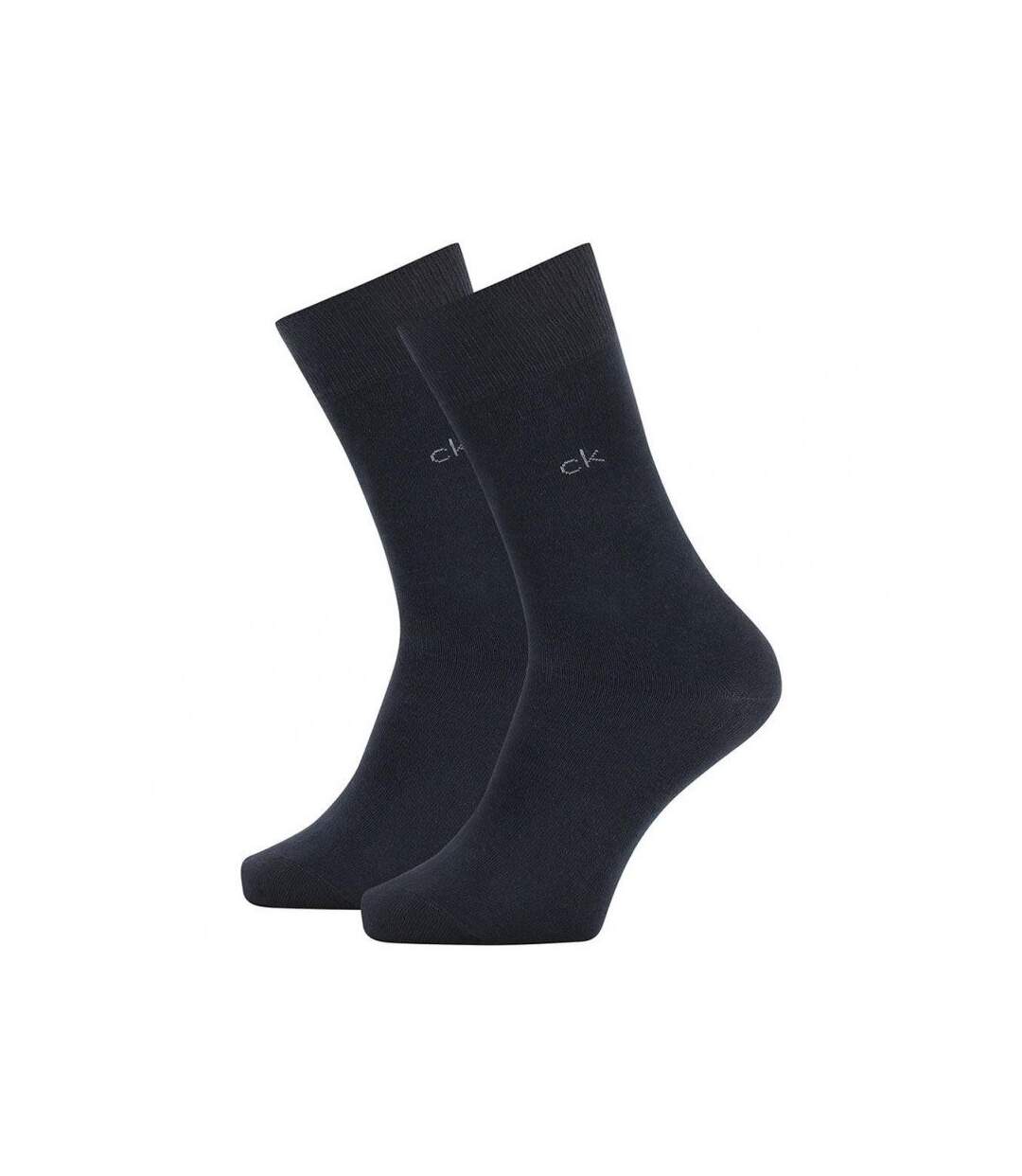 CALVIN KLEIN Lot 2 paires de Chaussettes Homme Coton CASUAL Navy