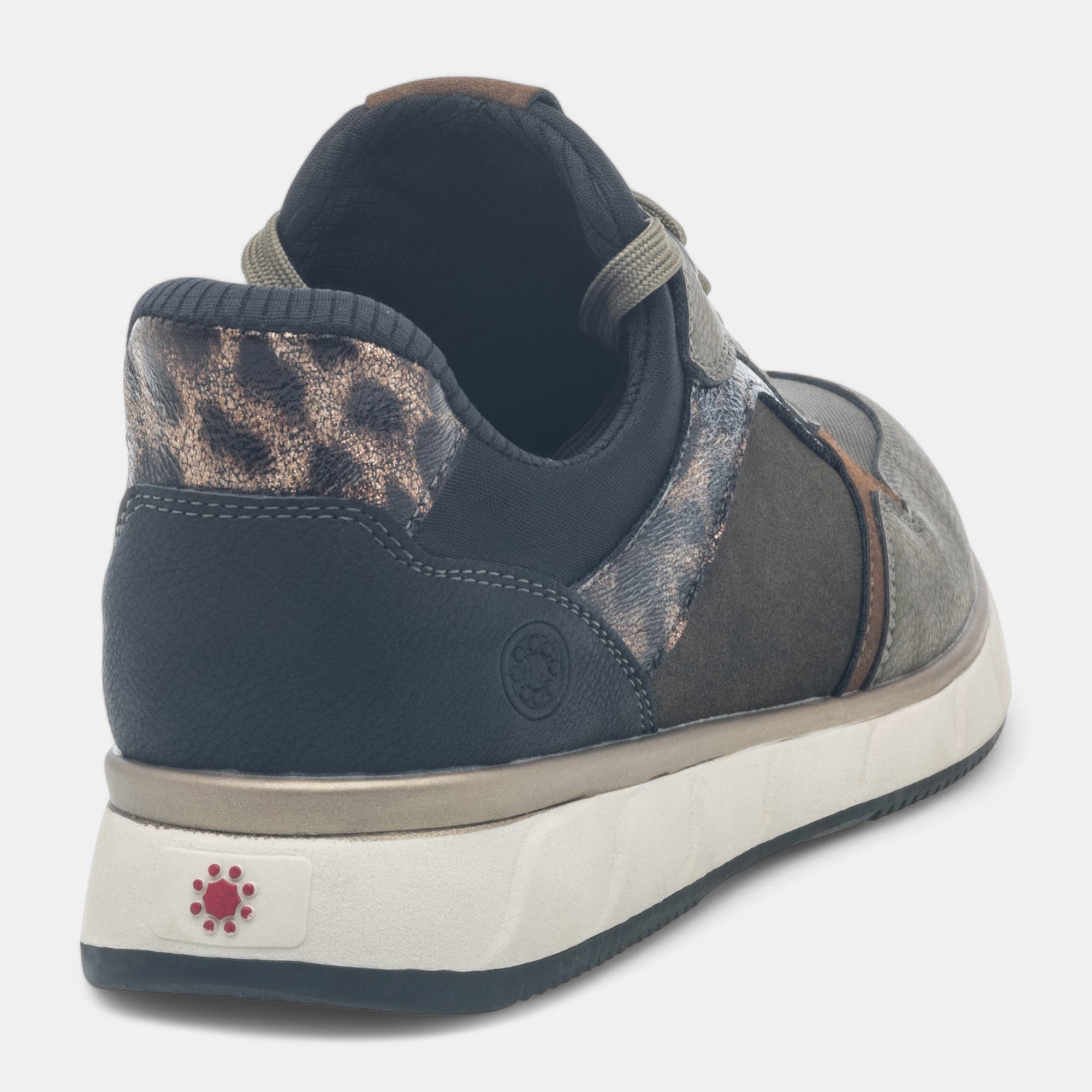 Baskets basses Femme kaki