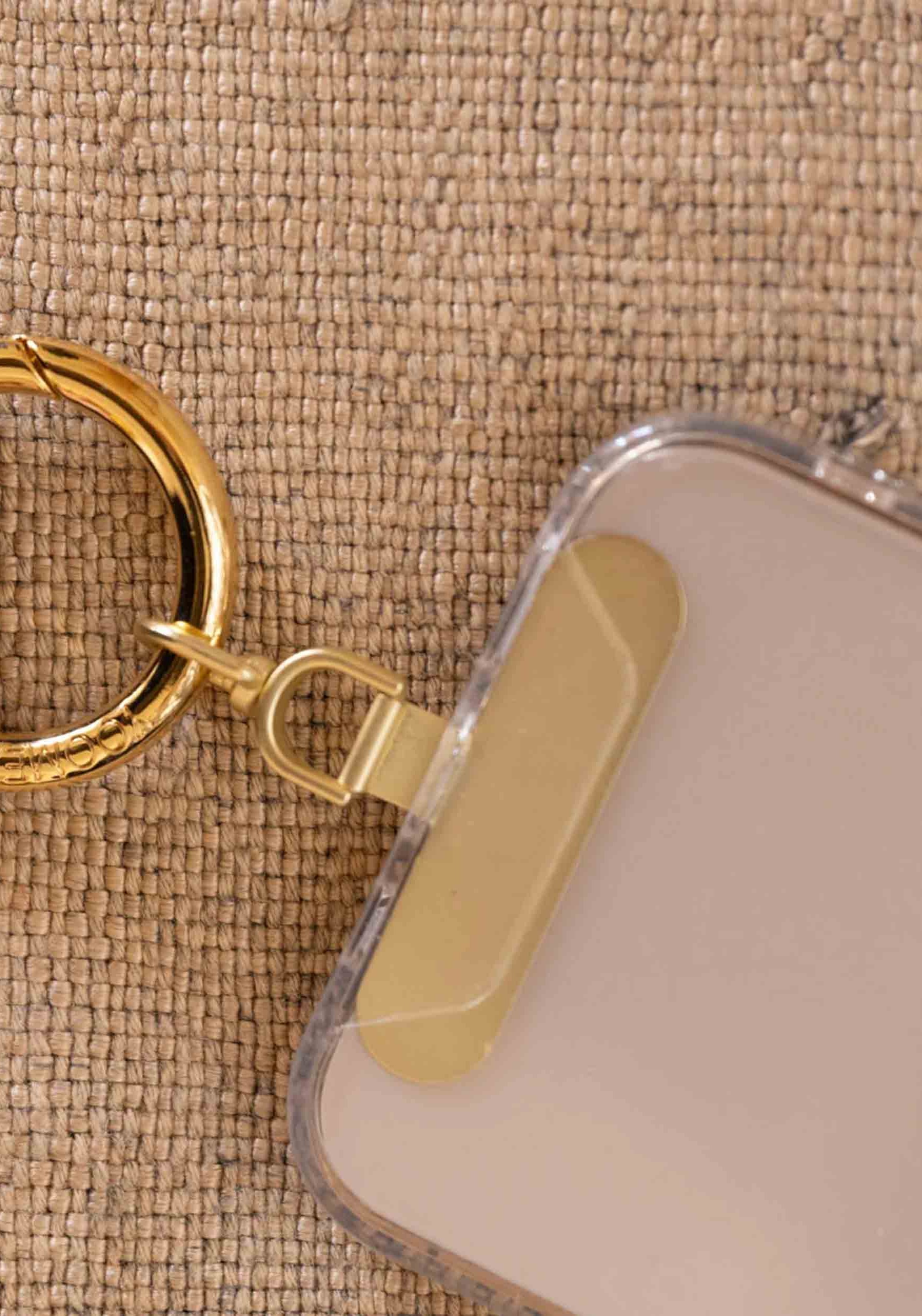YOOMEE Handykette Crossbody Phonechain ZAHRA Eucalyptus Gold