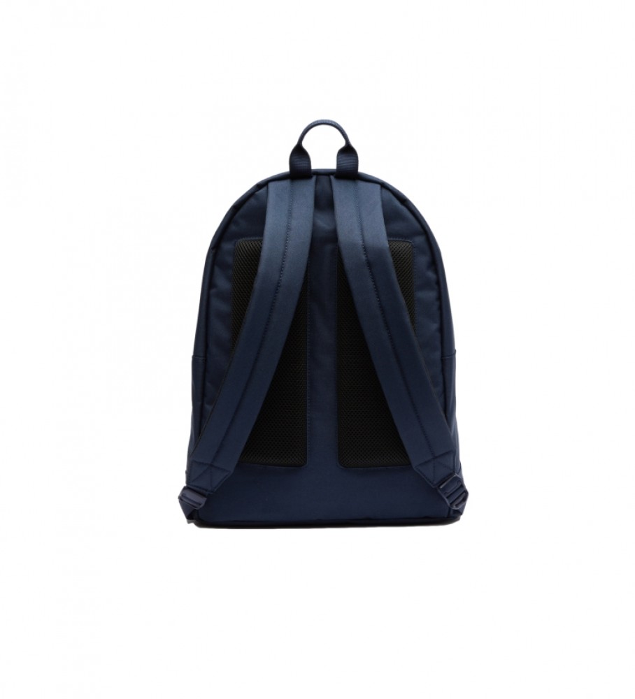 Mochila Lacoste azul-marinho com compartimento para laptop