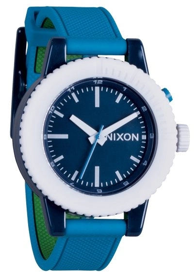 Nixon The Gogo Green Blue Navy Damenuhr A287875